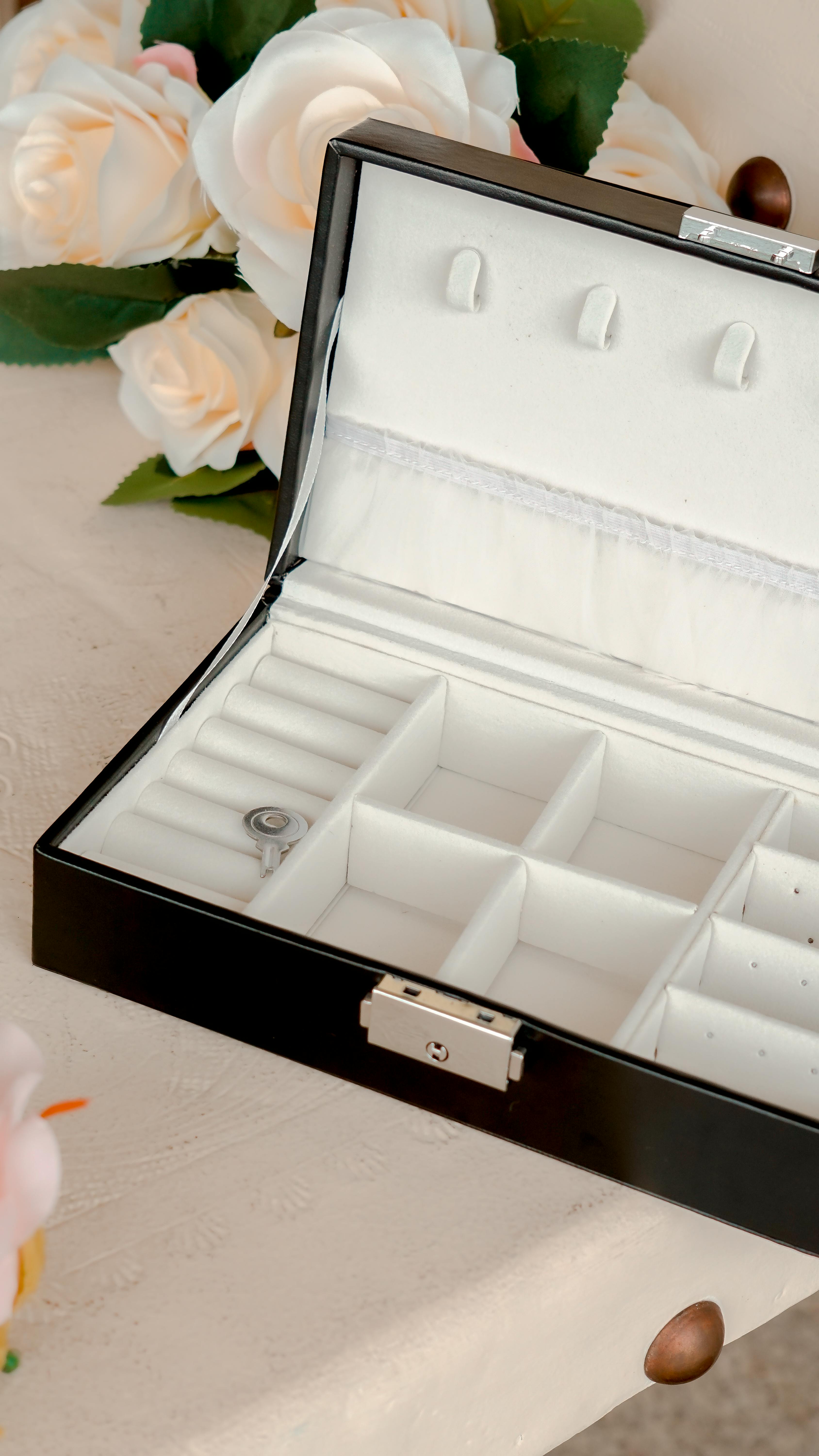 Velvet Jewelry Organizer Box