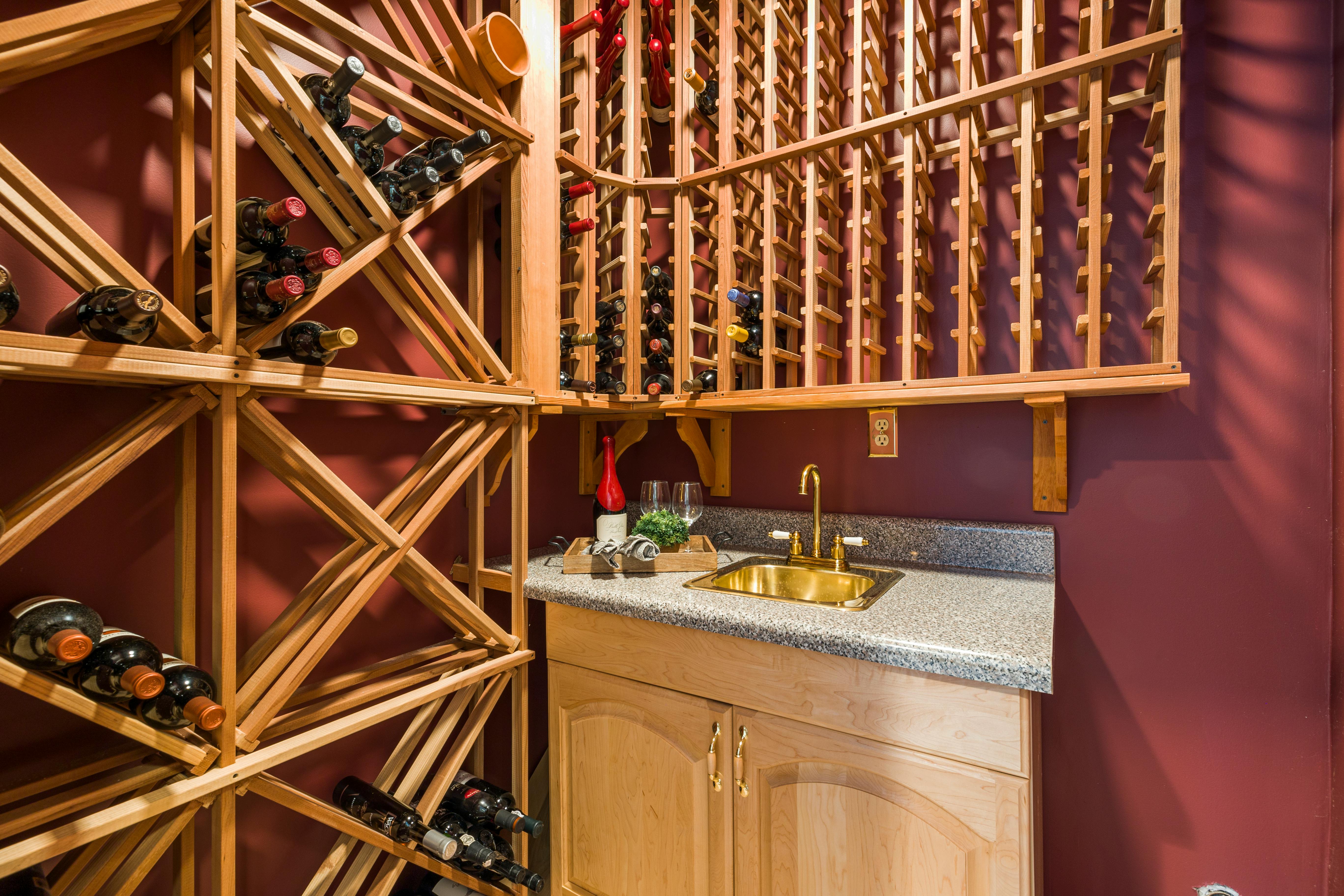 Bamboo Wine Rack - 6 Bottles